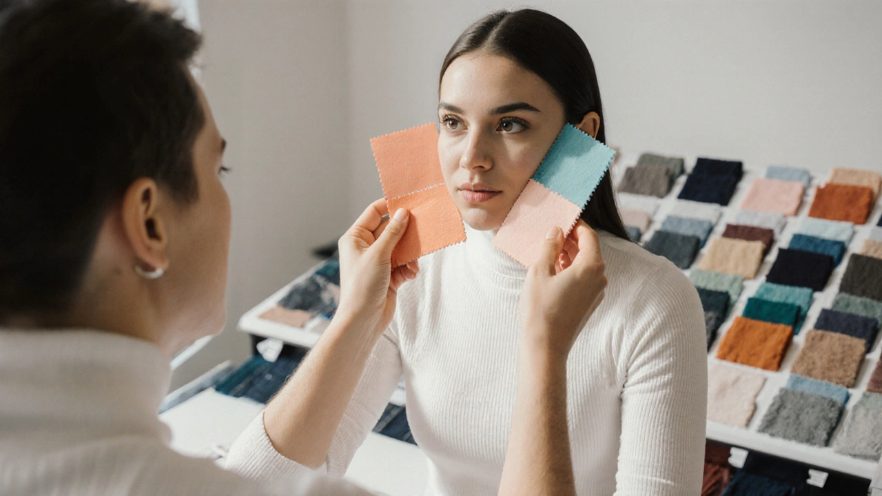 Fabric Draping Technique: How to Find Your True Seasonal Color Type with Professional Methods