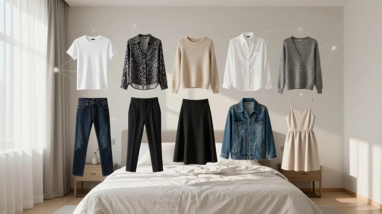 The Math Behind Capsule Wardrobes: Creating 30+ Outfits from Under 10 Pieces