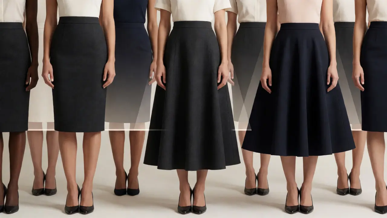 Skirt Lengths and Body Shapes: Choosing Hemlines That Create Balanced Proportions for Each Figure